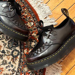 Dr. Martens Cherry Red Platform Creepers